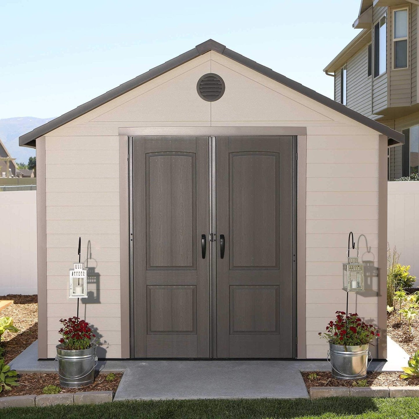 Lifetime 6415 Outdoor Storage Shed, 11 by 13.5 Feet 11 x 13.5 Ft.