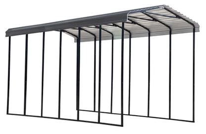 Arrow Carport, 14 ft. x 29 ft. x 14ft. Charcoal 14′ x 29′ x 14′