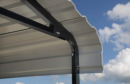 Arrow Carport, 14 ft. x 42 ft. x 14ft. Charcoal 14′ x 42′ x 14′