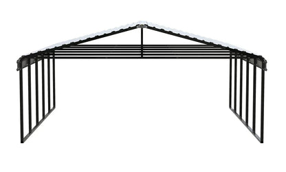 Arrow Carport, 20 ft. x 24ft. x 9ft. Eggshell 20′ x 24′ x 9′